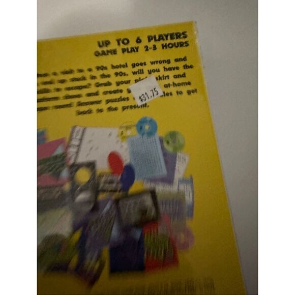 Escape The 90's" escape room game for up to 6 players. Brand new! - Picture 4 of 5